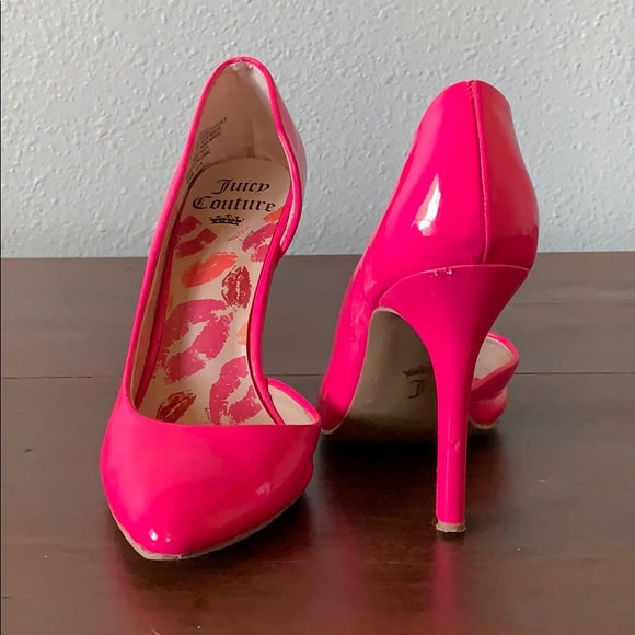 Juicy Couture Shoes - Juicy Couture Bright Pink Heels